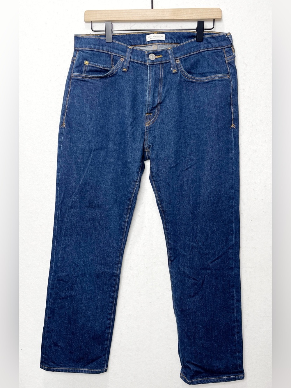 Ace Rivington Athletic Straight Jeans Size 32x32 Candiani Denim Dark Wash Men’s